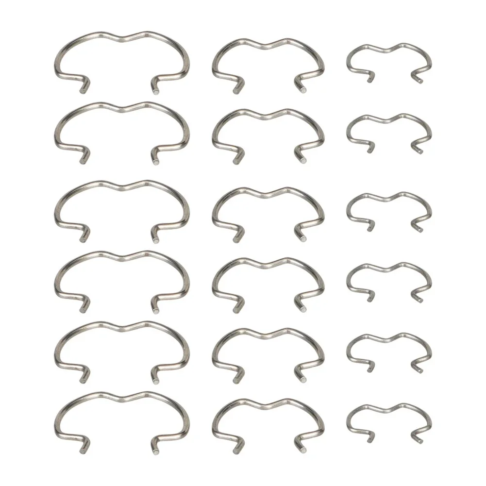 800-801 Quick Connector Clips 6-3/8\'\' 6-1/2\'\' 6-5/8\'\' 3 Different Size Cooler Line Clips 18 Pack Universal Fit