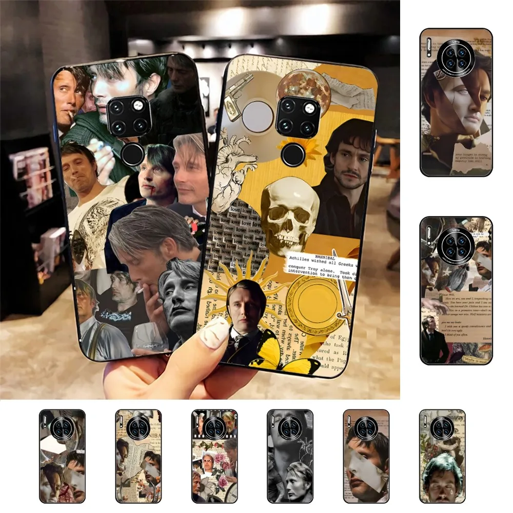 Cool Graham Hannibal Mads Mikkelsen Phone Case For Huawei Mate 10 20 30 40 50 lite pro Nova 3 3i 5 6 SE 7 pro 7SE