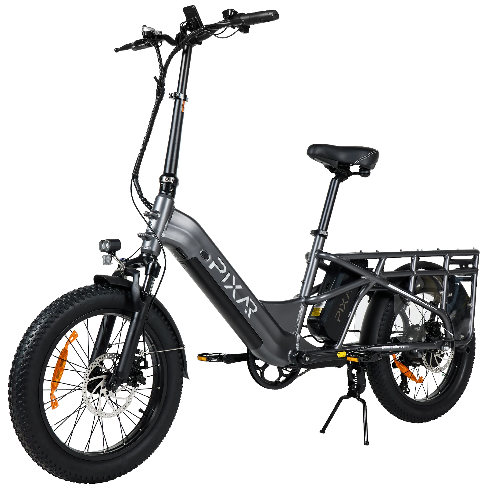 Vélo électrique de montagne Pixar Plus7, vélo électrique tout-terrain, vélo électrique à gros pneus 20*3.0", batterie 48V 20,4Ah 979Wh gamme 80-100km