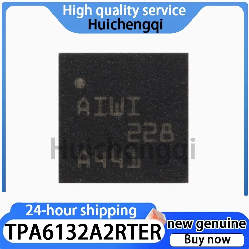 10PCS TPA6132A2RTER WQFN-16 Stereo Headphone Amplifier Chip