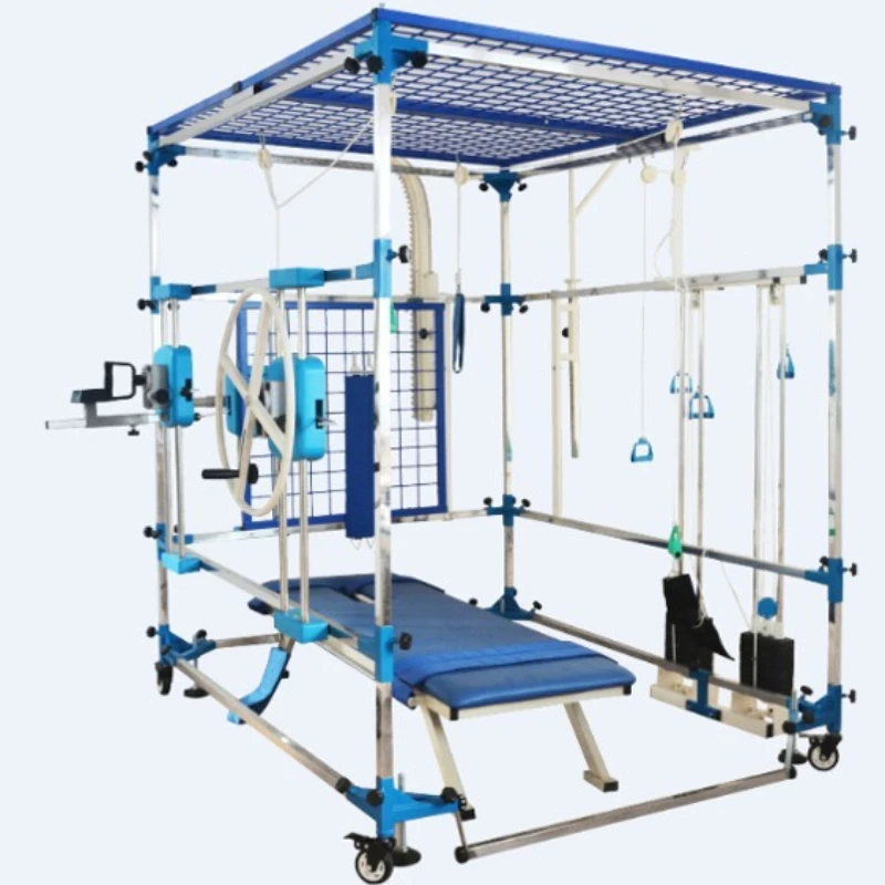 

Multifunctional eight-piece combination rehabilitation fitness equipment Upper and lower limb strength training with bed