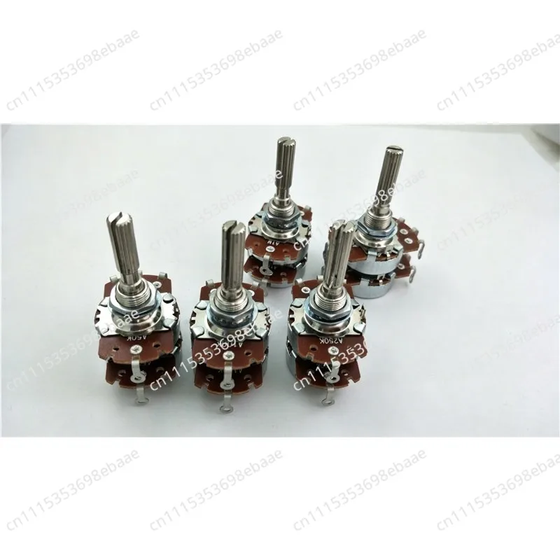 8 Pin Dual Tap Volume Potentiometer A50K A100K A250K A500K A1M Vintage Audio Replacement Part