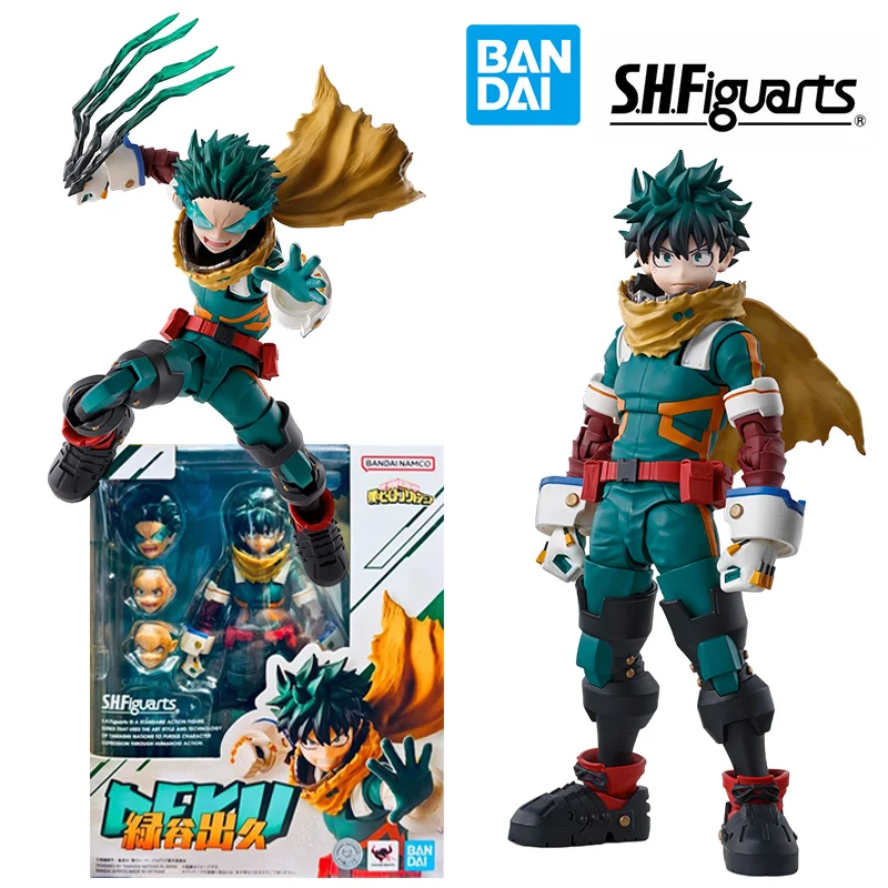 Bandai S.H.Figuarts Izuku Midoriya My Hero Academia 14Cm Anime Original Action Figure Model Kit Toy Birthday Gift Collection