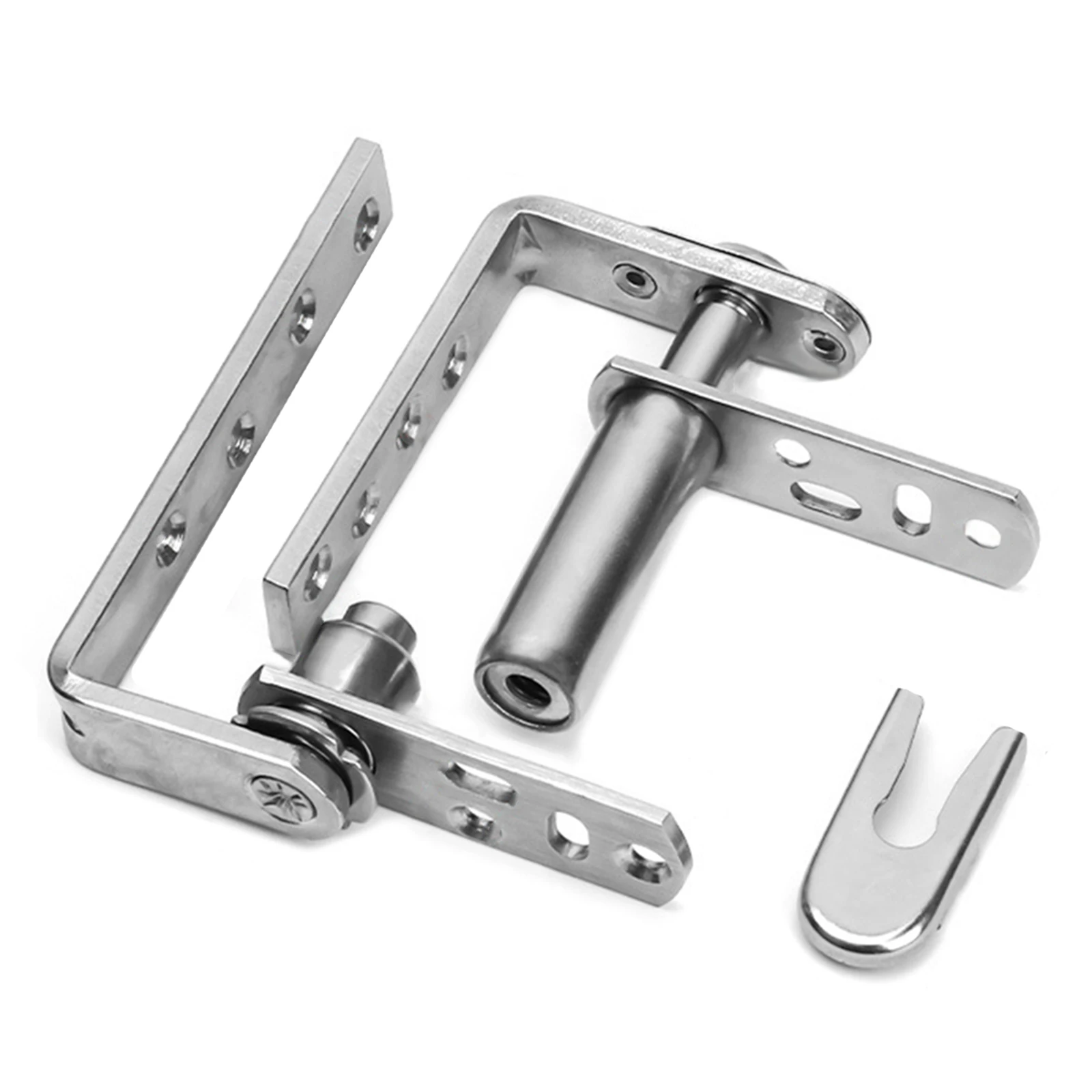 Stainless Steel Door Hinges for Wooden Doors Cabinet Doors 360 Degree Rotating Shaft Automatic Rebound Door Hinge