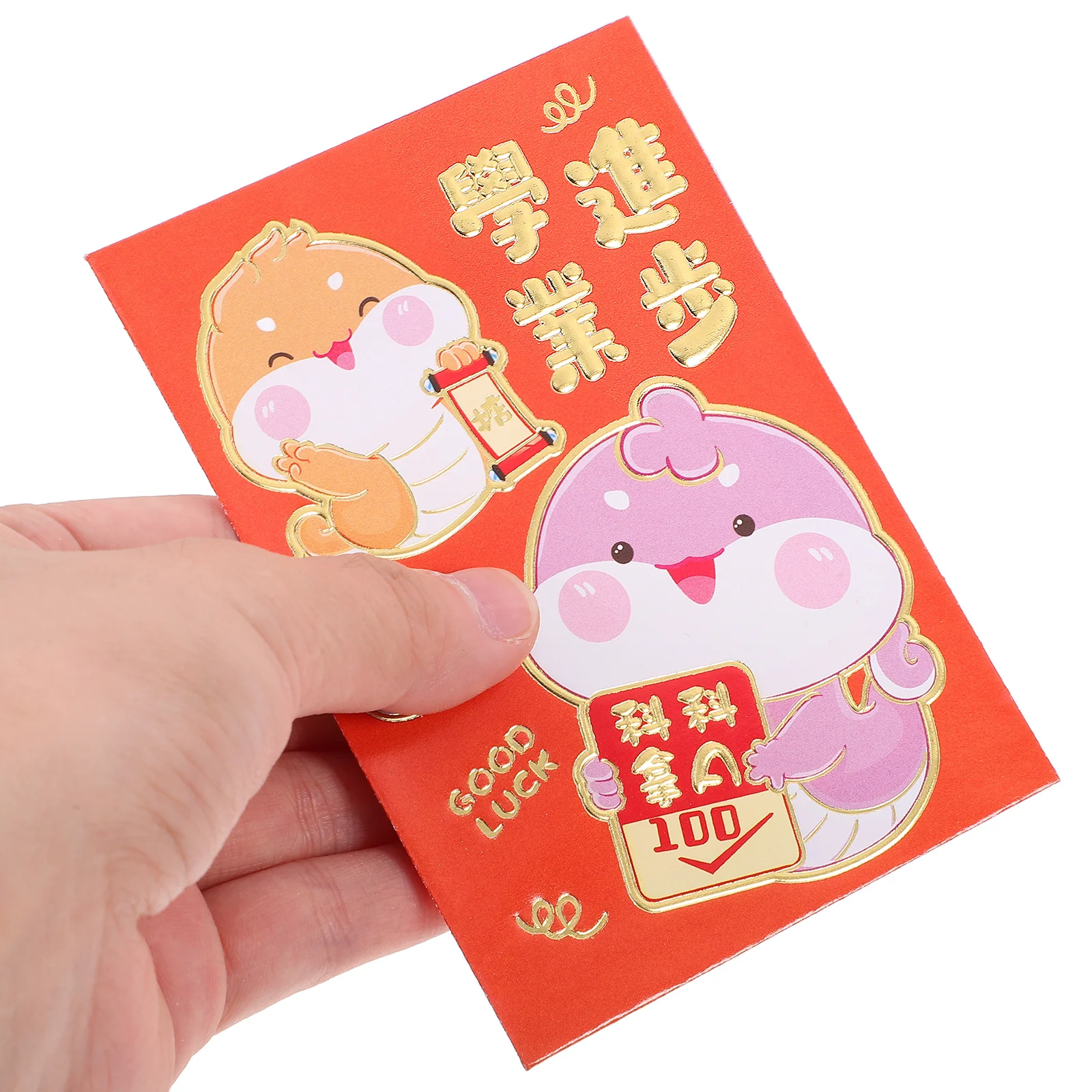 60 Pcs Cartoon Snake Red Envelopes Chinese New Year Lucky Money Packets Paper Envelopes Printing Products Cash Covers For