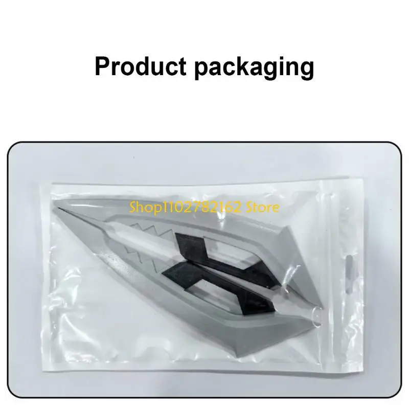 

547B 2 Pieces Motorcycle Front Side Spoiler Aerodynamic Winglets Suitable for Electric Scooters Stylish and Stable Commuting