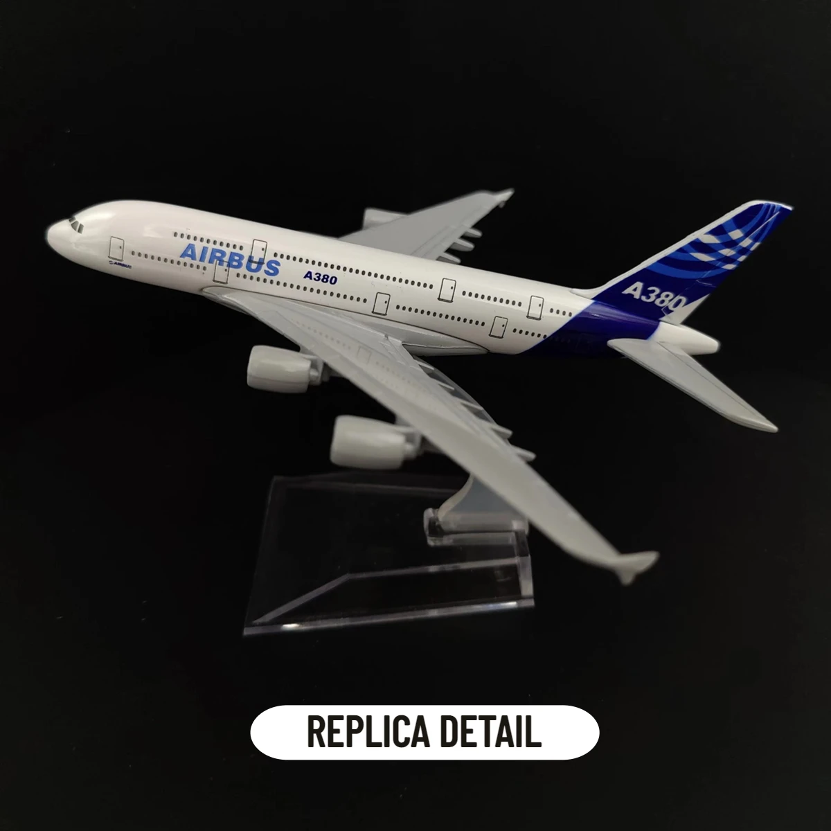 Scale 1:400 Metal Aircraft Replica, Boeing Airbus Neo 320 380 787 Airplane Model Miniature, Aviation Collection Gift Toy for Boy