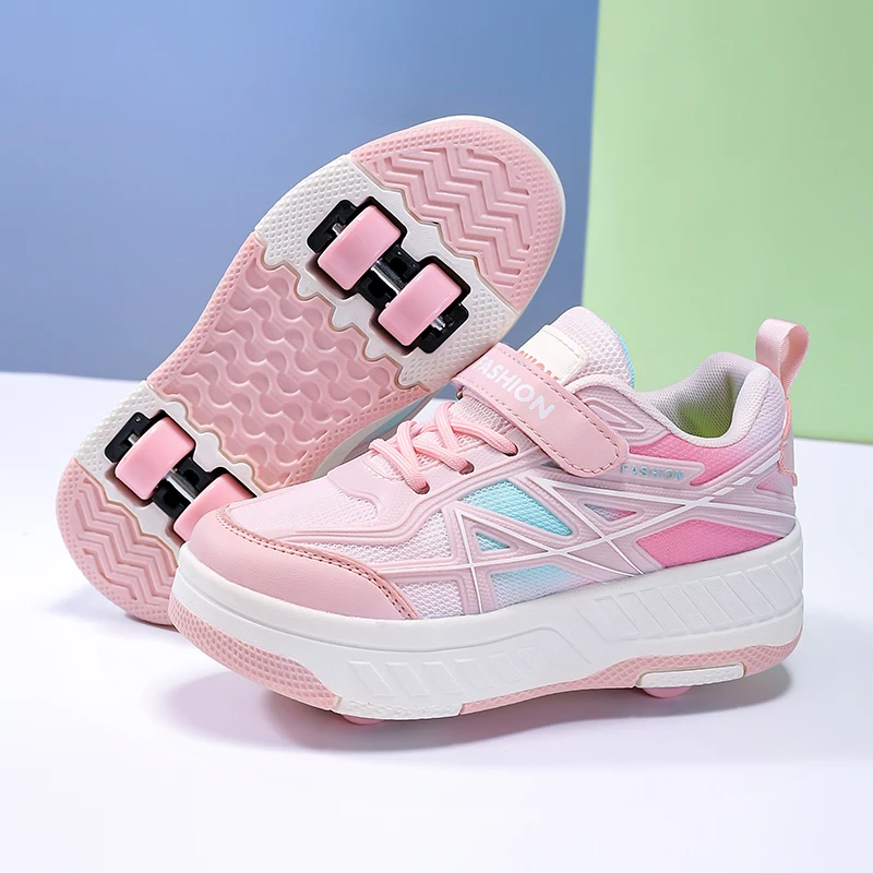 

Viral New Kids' Heelys: 4-колесные (девочки), 2-колесные (мальчики) — студенческие трансформируемые коньки на колесиках