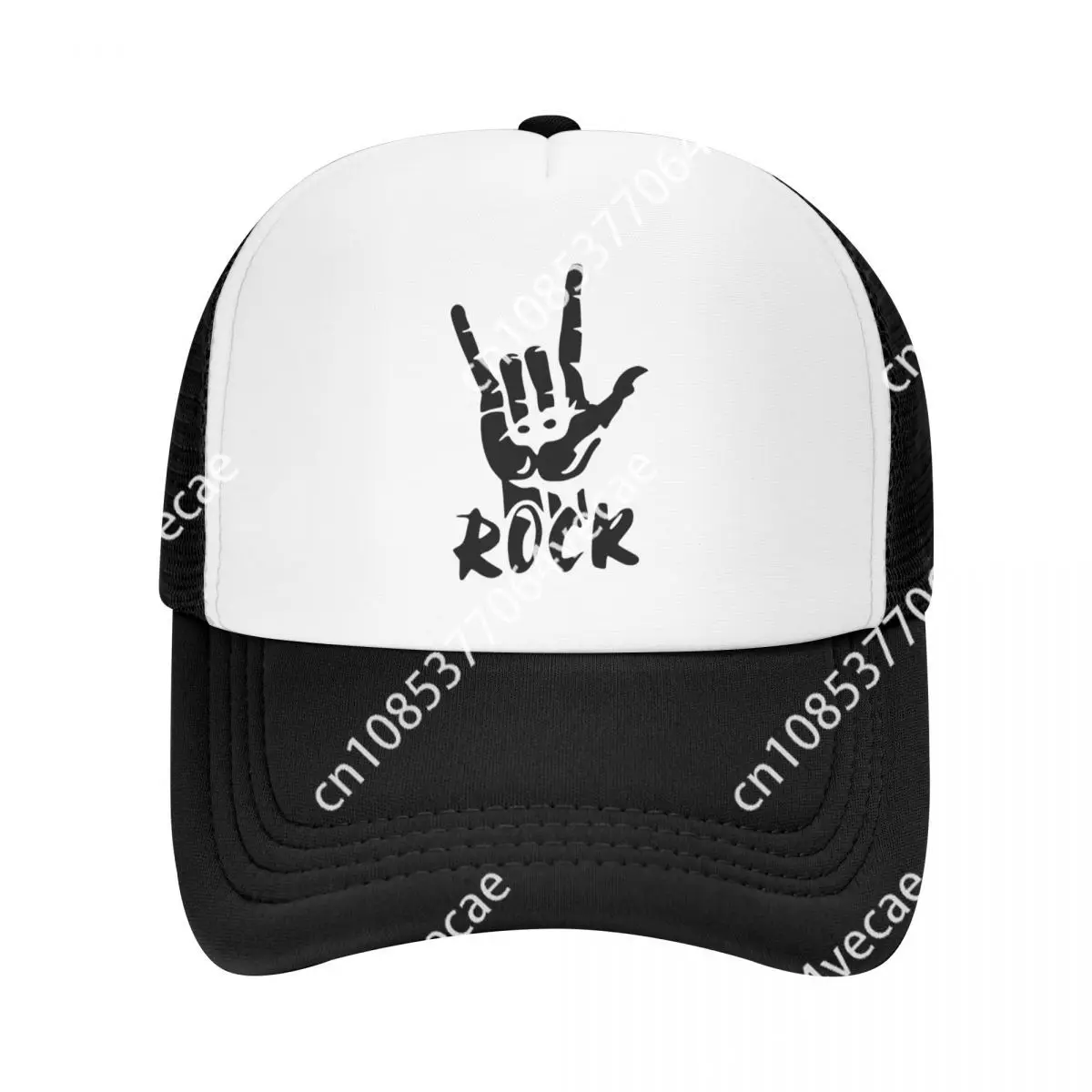 

Fashion Heavy Metal Rock Music Trucker Hat Women Men Custom Adjustable Unisex Baseball Cap Outdoor Snapback Caps