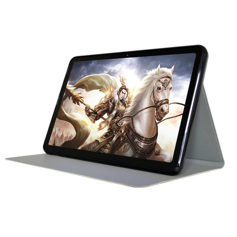 Funda con soporte de tres pliegues ultradelgada para tableta Teclast P30S de 10,1 pulgadas, funda suave de TPU resistente a caídas para P40HD, nueva