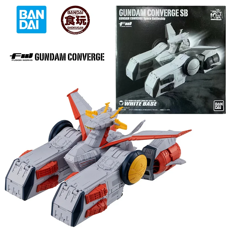 Bandai Shokugan FW Gundam Converge SB White Base Theatrical Poster Colour Image Ver. 20Cm Original Action Figure Model Toy Gift