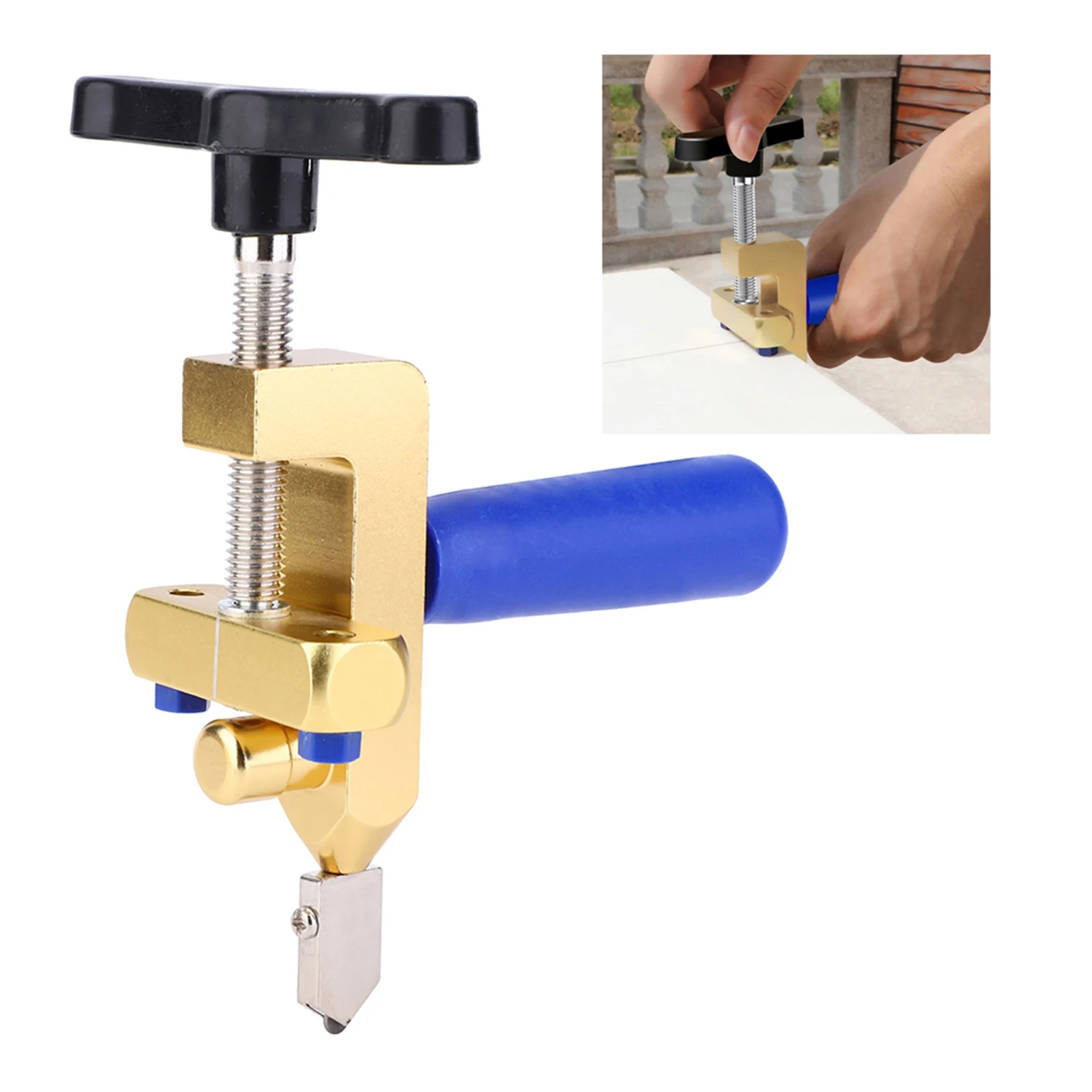 

One-Piece Glass Cutter Portable Multifunctional Tile Opener Ceramic Cutting Tool Glass Cutter Glass Cutting Tools
