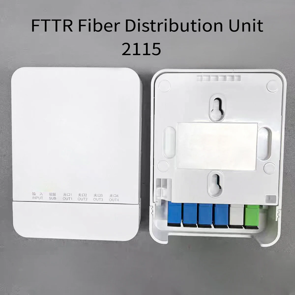 

FTTR 2115/2121 Fiber Optic Terminal Box Panel Indoor FTTH Optical Router 1/4 Optical Fiber Terminal Box Panel Splitter