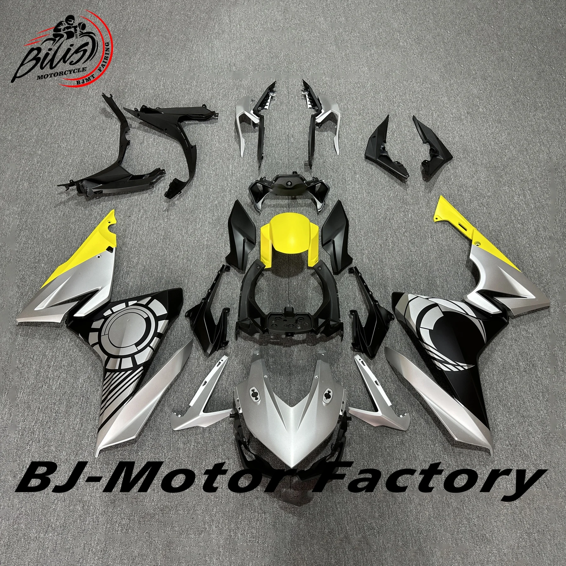 

The ABS Motorcycle Fairings Kit for HONDA CBR500R 2019 2020 2021 2022 2023 CBR500 19-23 Injection Grey Black Bodywork Set