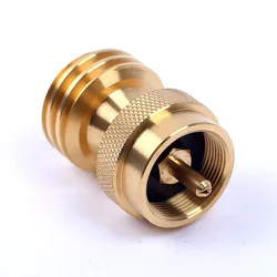 North American standard propane tank adapter universal gas cylinder 1 pound to 20 pound propane tank brass adapter converter