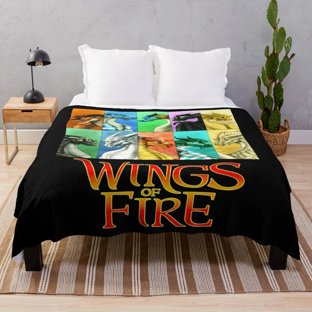 

Wings Of Fire - All Together Throw Blanket Flannel Fabric Sofas Blankets