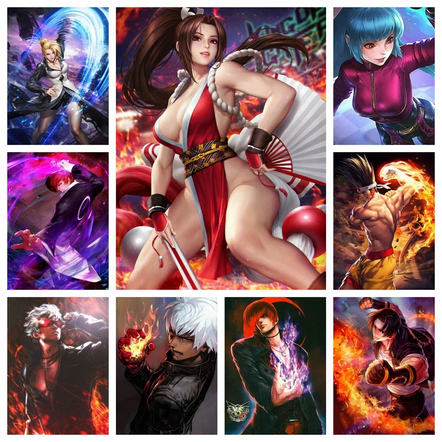 

Street Fighter Fighting Game 5D DIY Набор алмазной живописи Алмазная вышивка крестиком Подарочные ремесла ручной работы Украшение дома