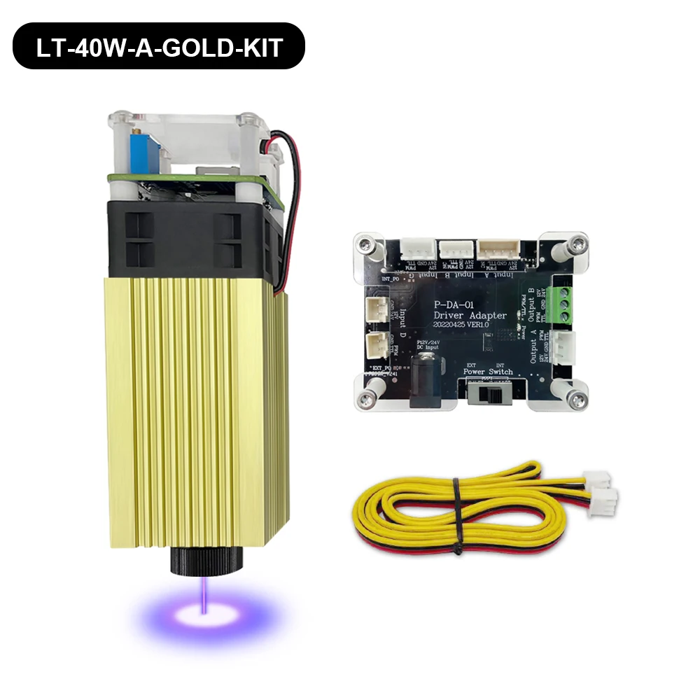 LASER TREE 20W Laser Module 450nm 40W TTL Blue Light Laser Engraver Head for Laser Engraving Cutting Machine Wood Working Tools image 3