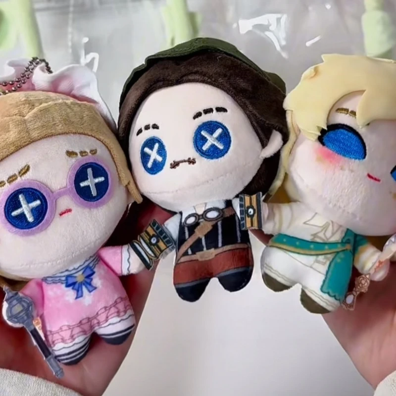 In Stock Authentic FUN4YEAH Identity V Plush Charm & Fridge Magnet Cute Mercenary Grave Keeper Composer Mini Plush Pendant Game