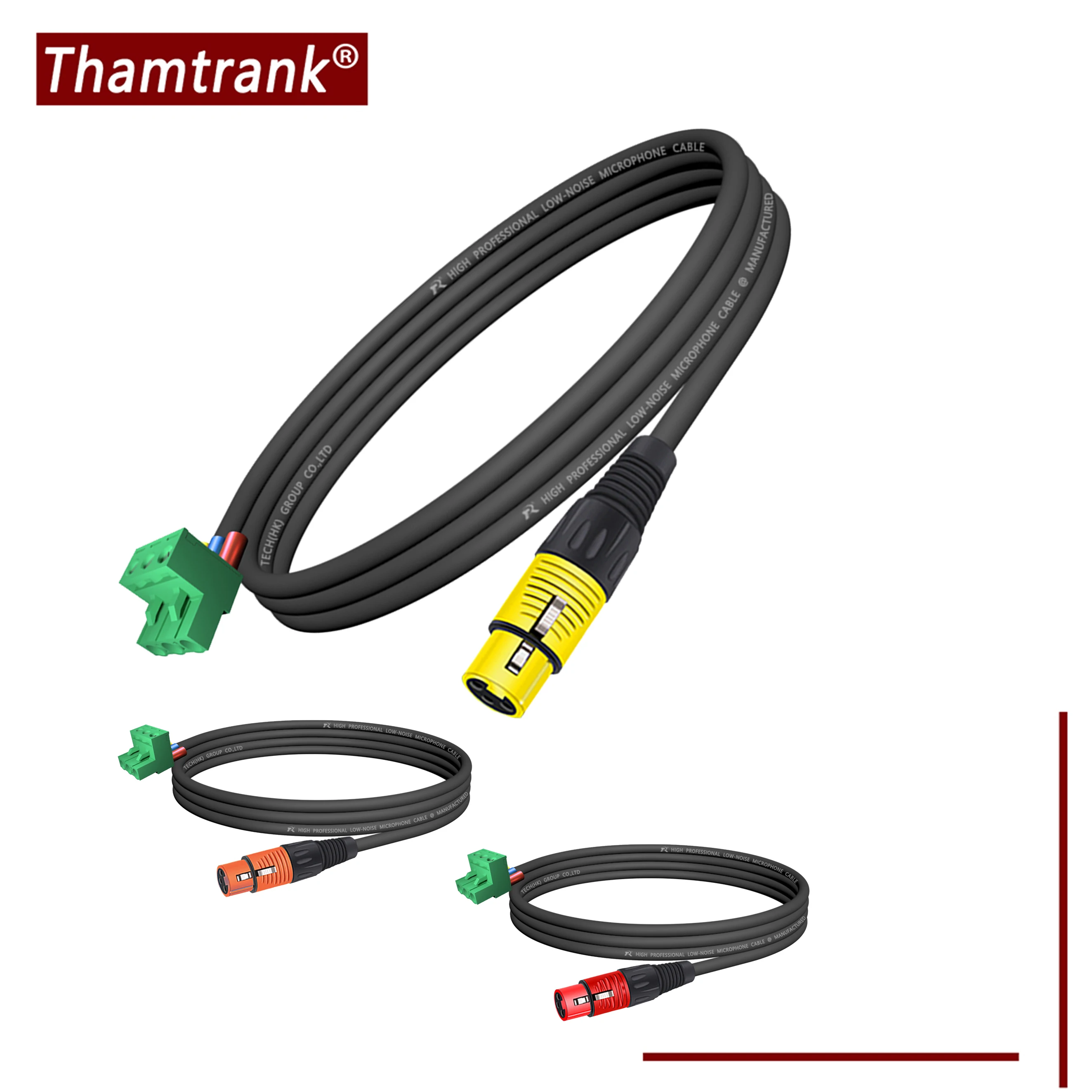 

Speaker System,Stage Sound Wiring,Pro-Grade PCB Mount Audio Connection,5.08mm 3-Pin Phoenix Terminal to Straight 3P XLR M/F Plug