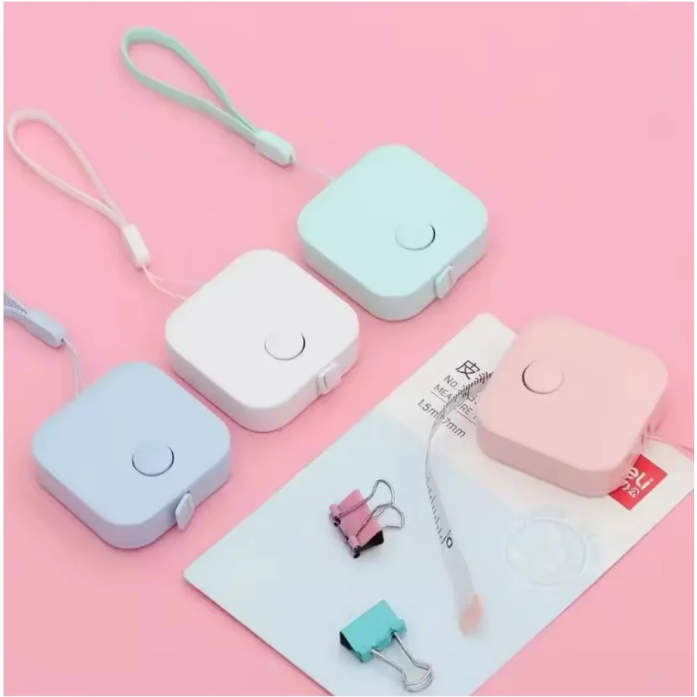 Fita métrica portátil de 1.5m, régua de medição de joias pequenas para perda de peso, medição corporal médica, medida de alfaiate, roupas, cintura