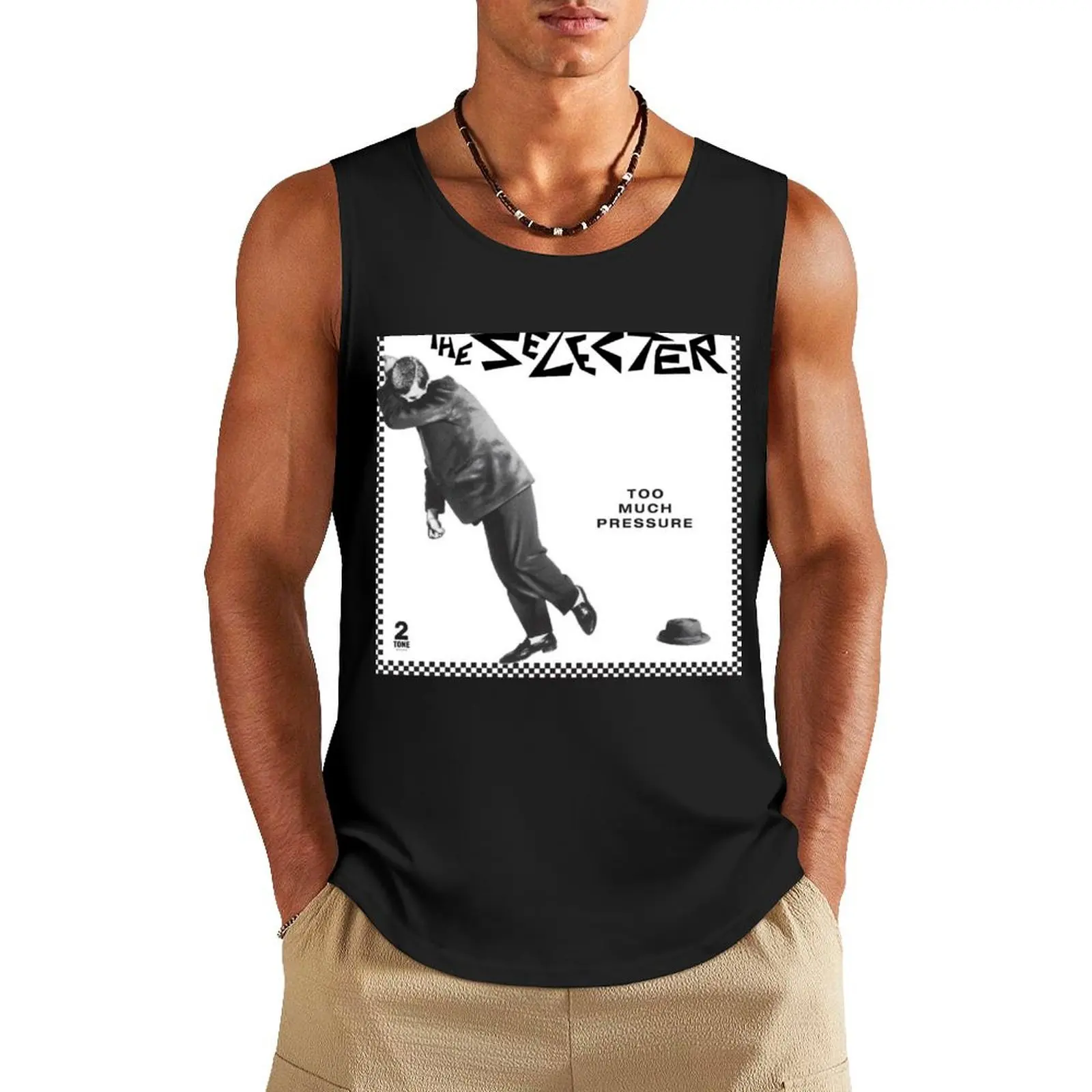 

twothe The Selecter tour 2021 Tank Top Men's clothes summer clothes men 2025 fitness clothing for men Men's gym t-shirt