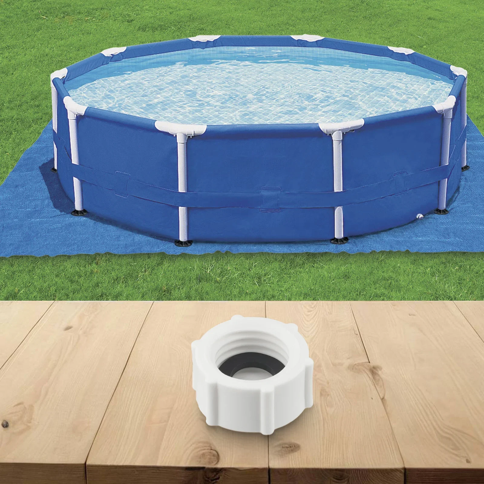 Valve Cap & O Ring For Pool 11456 11385 Drain Valve Cap & O Ring For Sand Filter Pump Spa Hot Tubs Swimming Pool Parts