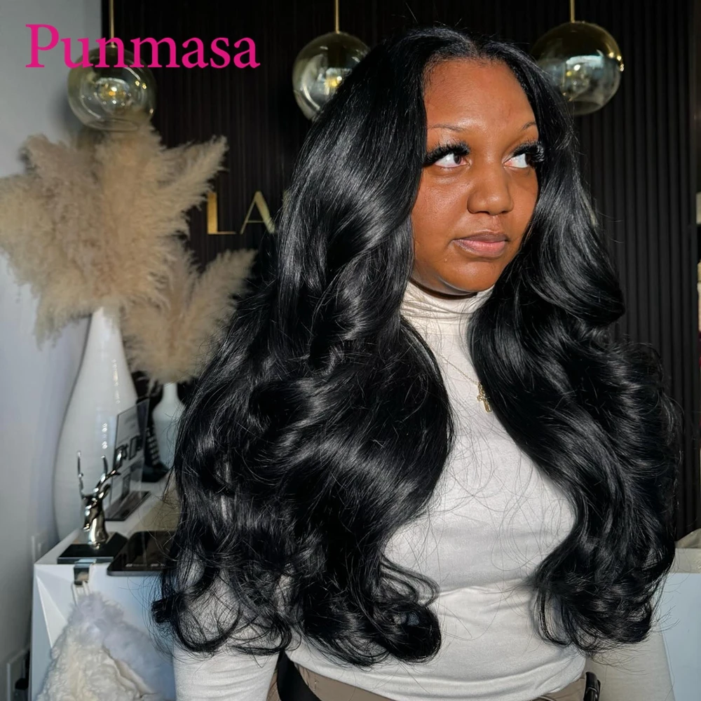 Punmasa 30Inch Groene Body Wave 13X6 Menselijk Haar Pruik Transparant Kant Voorkant Pruiken Voor Zwarte Vrouwen Pretokkelde 200% 13X4 Frontale Pruik