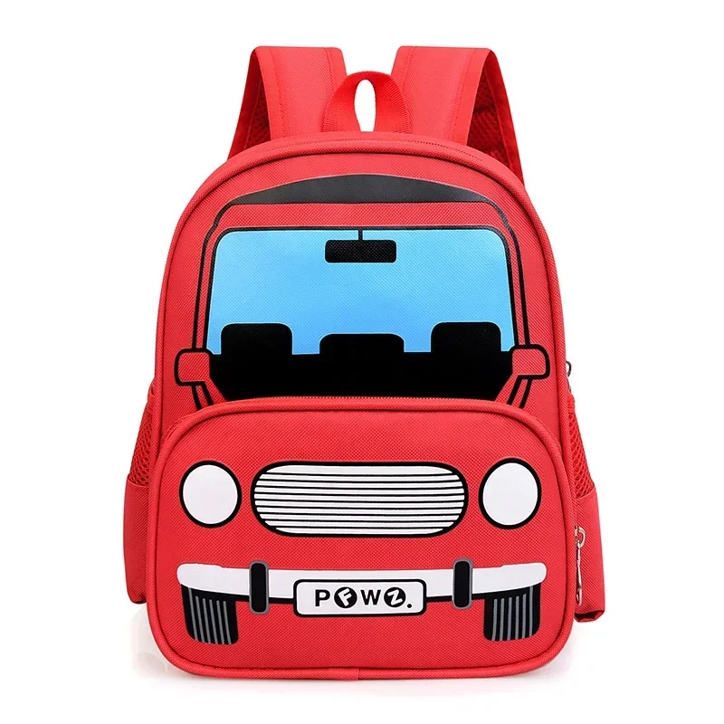 Boys Backpack Cartoon Car Kindergarten Fashion Schoolbag Casual Children Shoulders Bag Kids Girls Students Bags Mochila Infantil