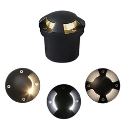 LED Garden Light Spotlights Outdoor Waterproof Recessed Underground Lamp Floor Landscape Lighting IP67 AC110V220VDC12V 3W 6W 10W