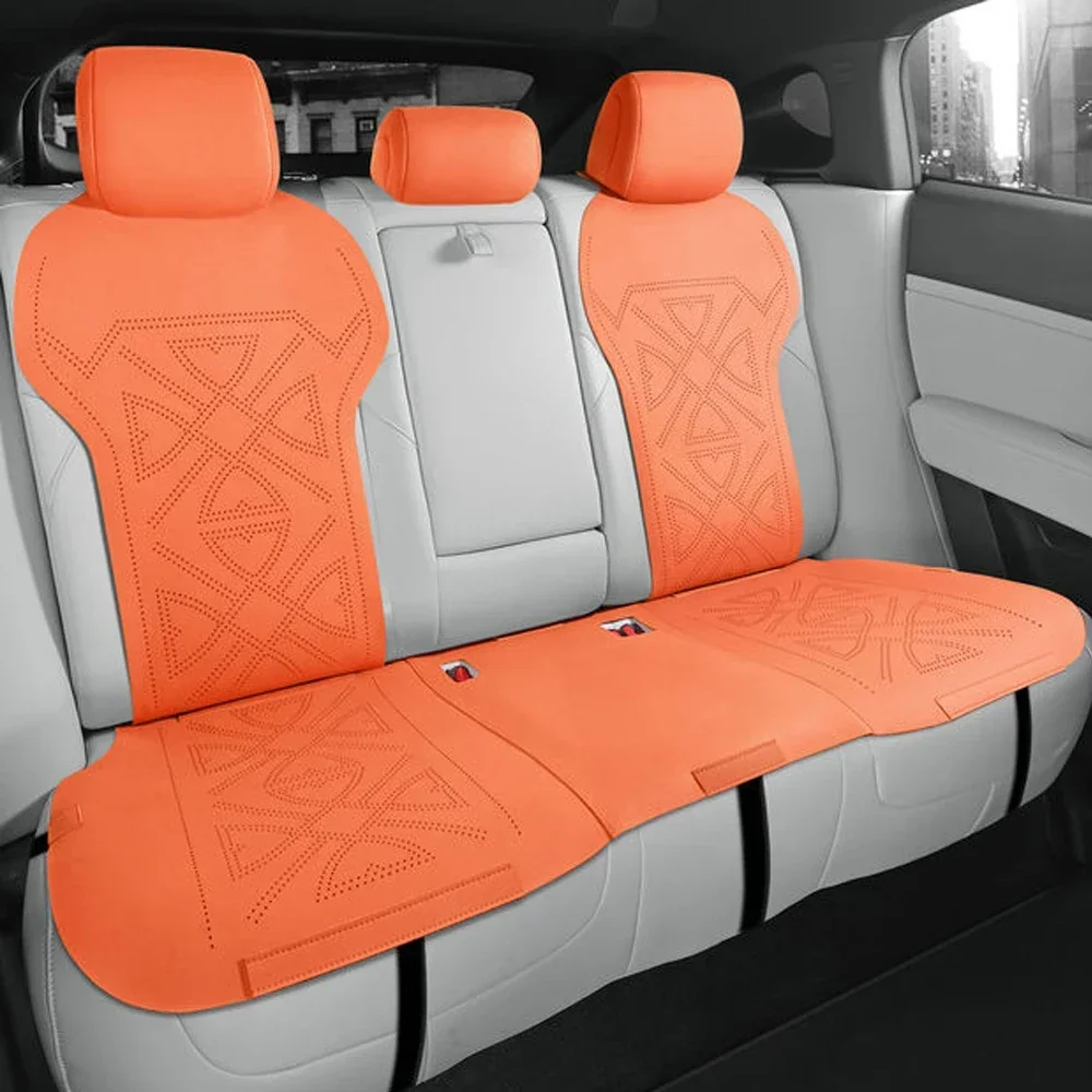 New！ For New Xpeng G6 Special Car Cushion Fur Cushion Seat Half Pack Saddle Ventilation Four Seasons Universal Seat Cover