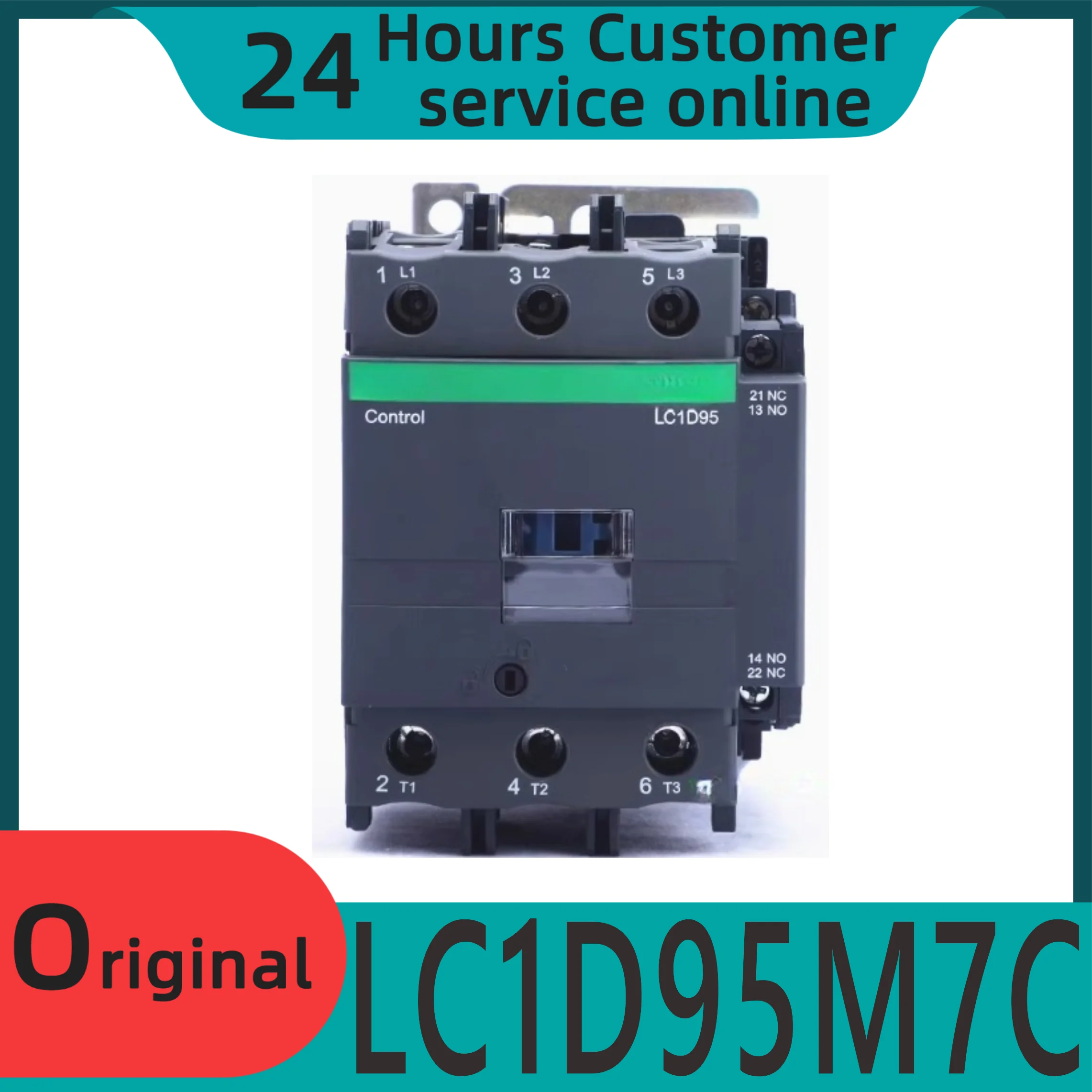 

New original LC1D95M7C E7C F7C Q7C 95A 50/60Hz three pole AC contactor