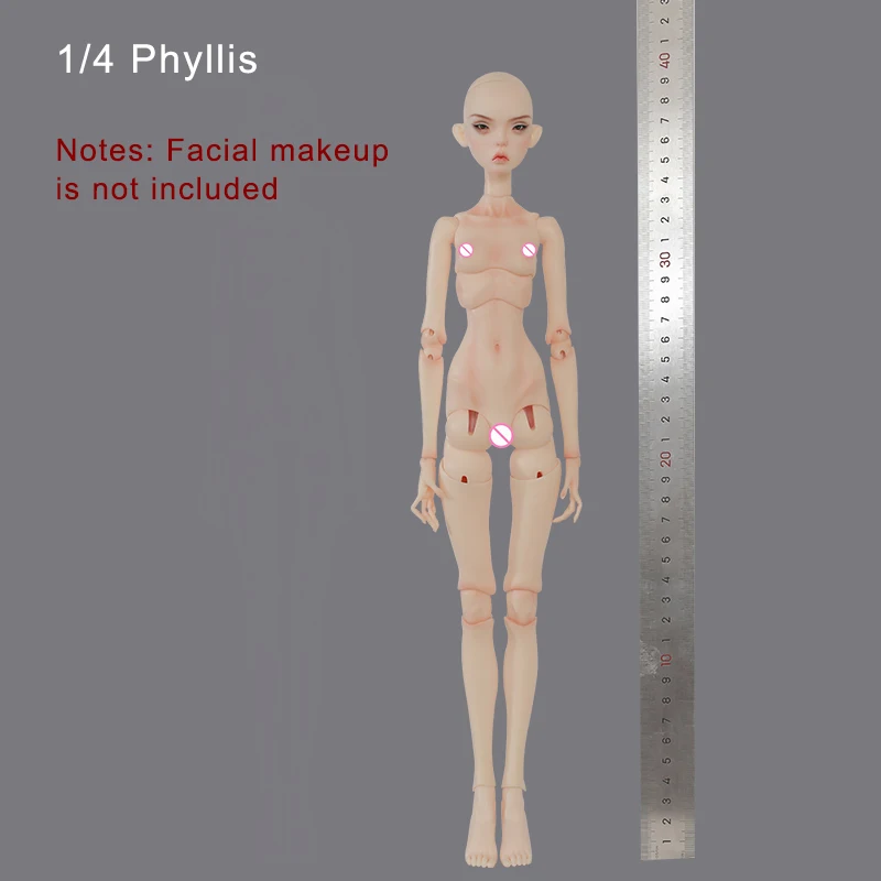 IN STOCK Phyllis BJD Doll 1/4 Movable Joints Doll Complete Professional Makeup Toy for Girls Model Figures