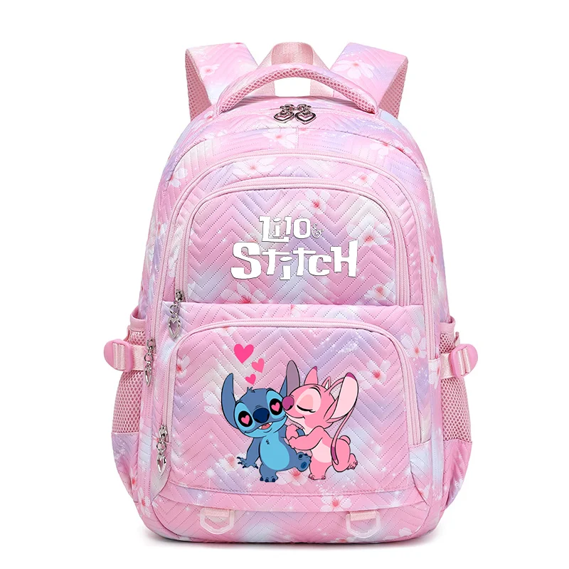 Disney Lilo Stitch Boys Girls School Backpack For Teenage Youth Girls Kawaii Student Kids Rucksack Laptop Books Bag Mochila