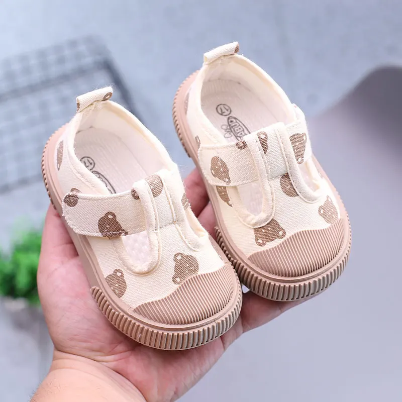 Infant Kids toddler shoes baby bottom canvas shoes Boys Girls Casual Sneakers Soft Sole Non-Slip Toddler Shoes First Walkers