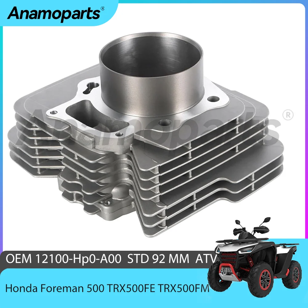 STD 92 mm Motorcycle Engine Cylinder Replacement for Honda Foreman 500 CC FOURTRAX TRX 500CC 2005-2009 2011 ATV 12100-Hp0-A00