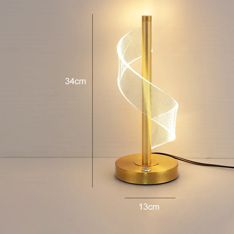 Nordic LED Table Lamps Lighting Dimmable Touch Switch Indoor Bedroom Bedside Light Living Room Hotel Modern Decoration Desk Lamp