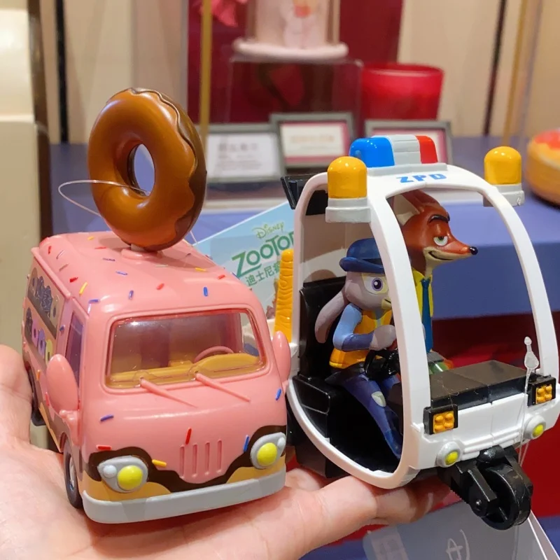 مجموعة شخصيات السيارة الأصلية ذات الملمس المزدوج، لعبة جودي نيك هدية ضرب زوتوبيا كارتون مفاجأة تمثال دمية قابلة للجمع #2