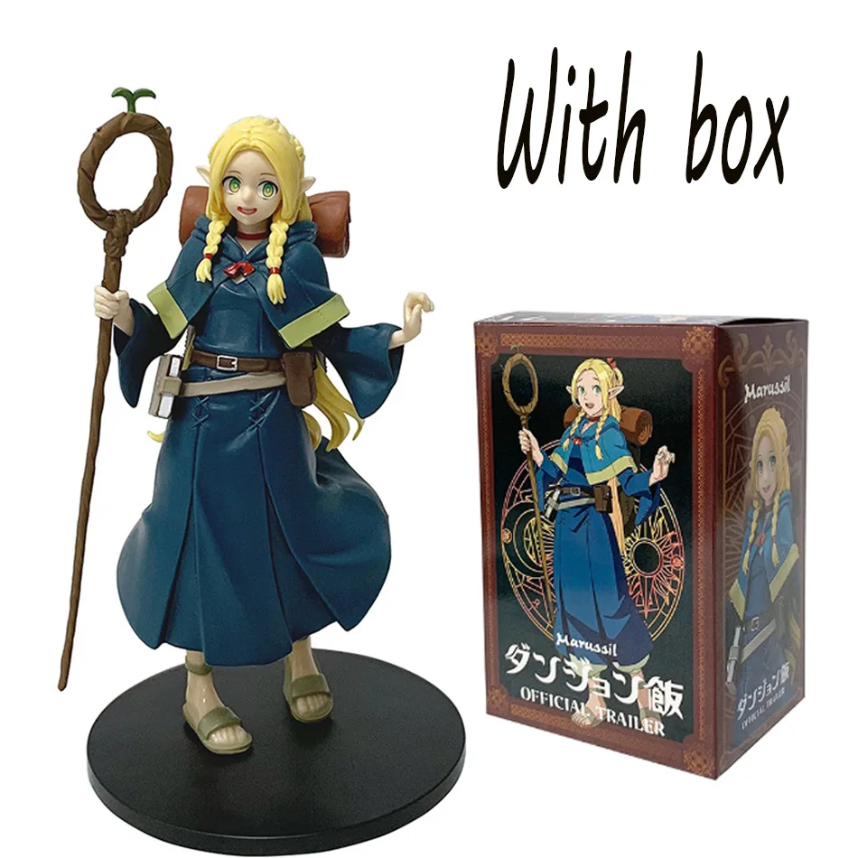 17-19CM Anime donjon Meshi Marcille Donato Farin Figure debout défilé PVC modèle jouet cadeau figurine poupée en Stock
