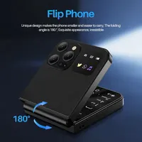 SERVO A50 PRO Foldable Mobile Phone Auto FM Radio Call Record Speed Dial Magic Voice Dual SIM GSM Unlocked Cellphone 2.4" Type-C 2