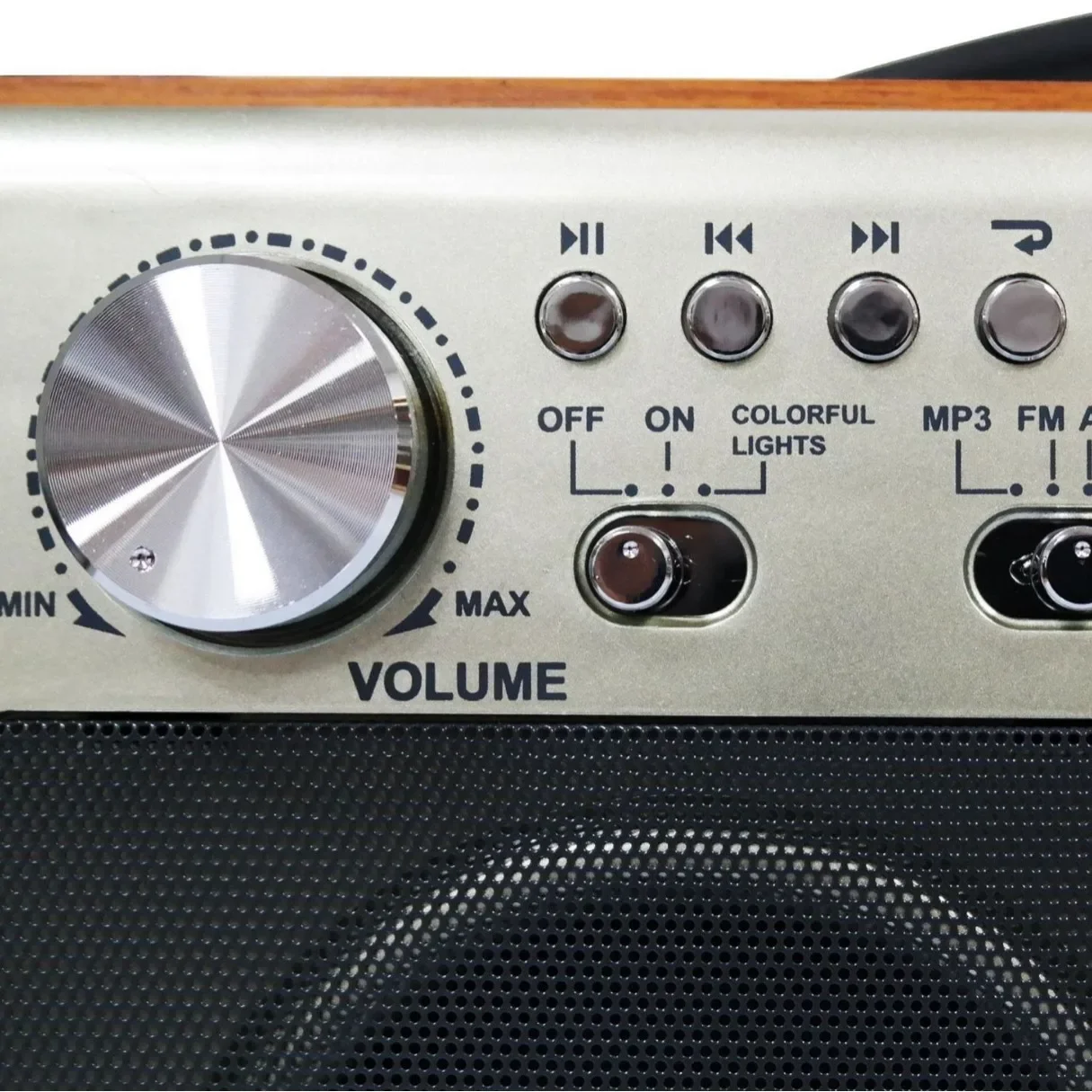 MD-1702B High Volume Multi Band Bluetooth FM Radio Rechargeable Outdoor Portable Bluetooth Speakers Desktop Sound Cloumn TF/USB