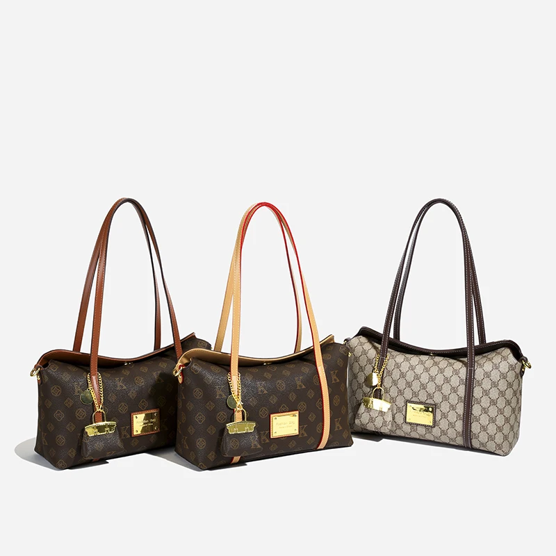 

Elegant High-End Shopper Bag Simple Leather Commuter For Business Women Fashionable Large Capacity
