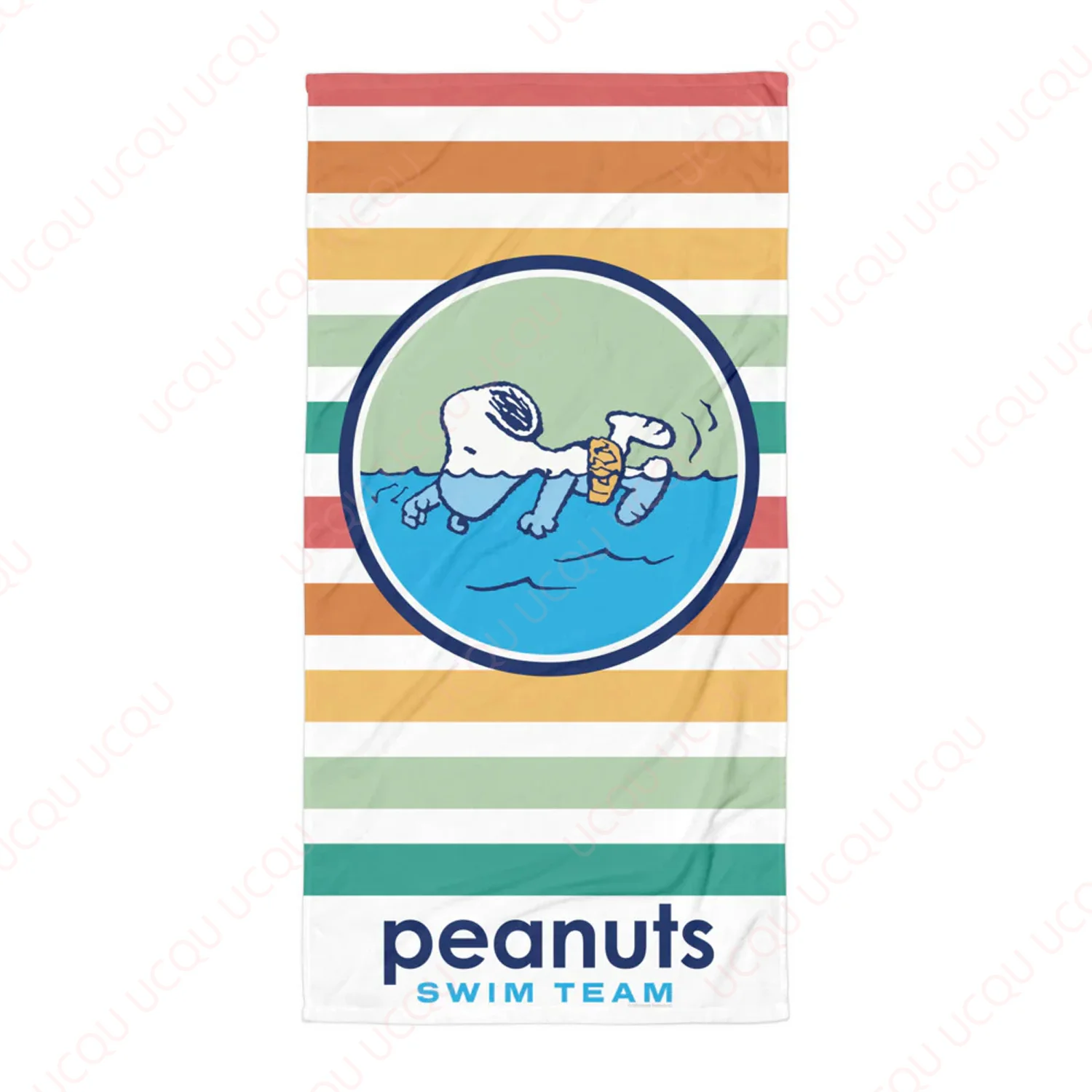 

Peanuts Swim Team Beach Towel Surfing Extra Large Travel Towel for Sports Pool Bathroom Camping Sandproof Beach Towel
