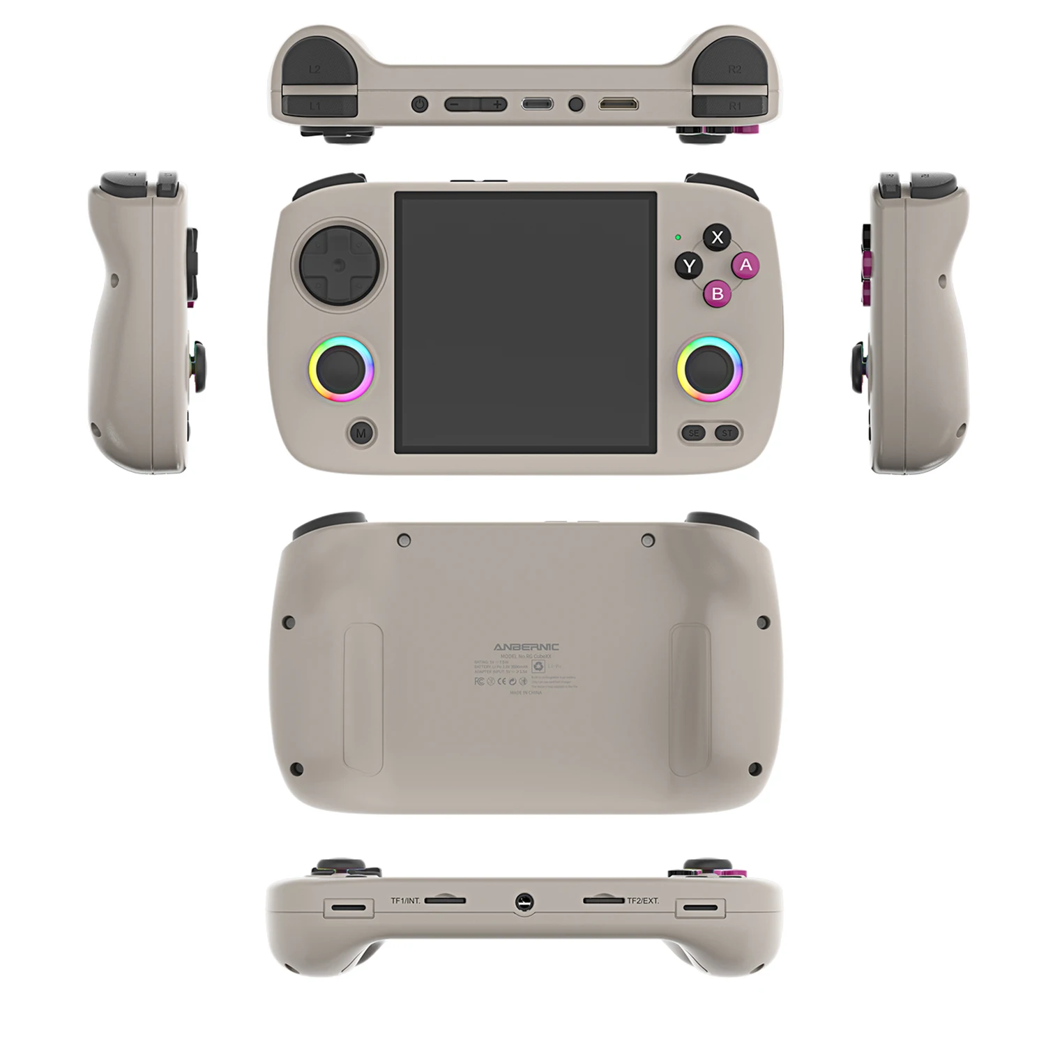 Anbernic RG CubeXX Handheld Game Console 3.95" IPS Screen Linux64-bit Retro Gaming Console Supports HD-Connection WiliWili Ebook