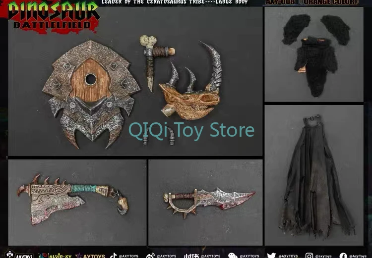 

AXY008 Dinosaur Battlefield Carnivorous Tribe Ceratosaurus Orange Deluxe Edition Dinosaur