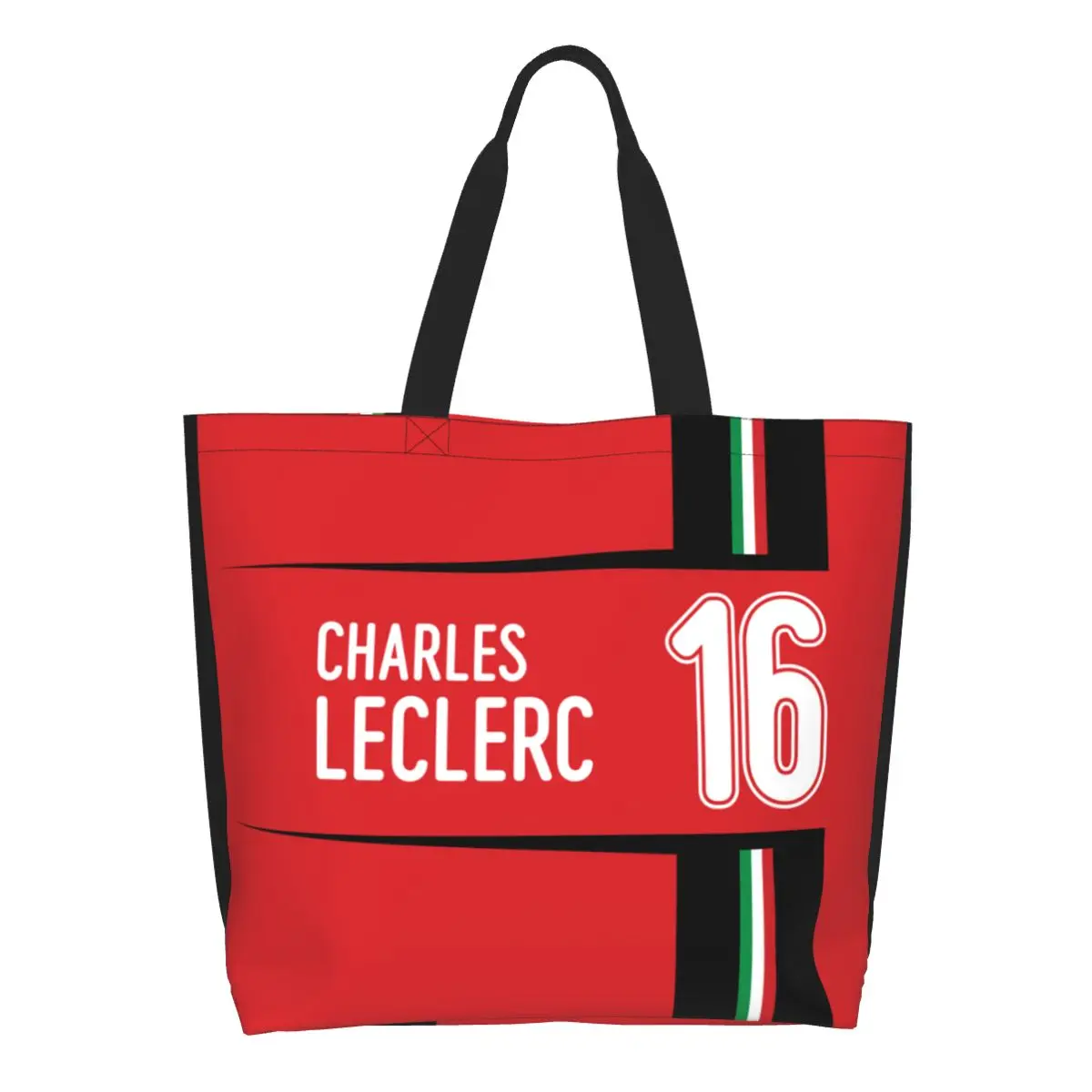 Recycling Charles Leclerc Aesthetics Collage Shopping Bag Women Shoulder Canvas Tote Bag Washable Groceries Shopper Bags