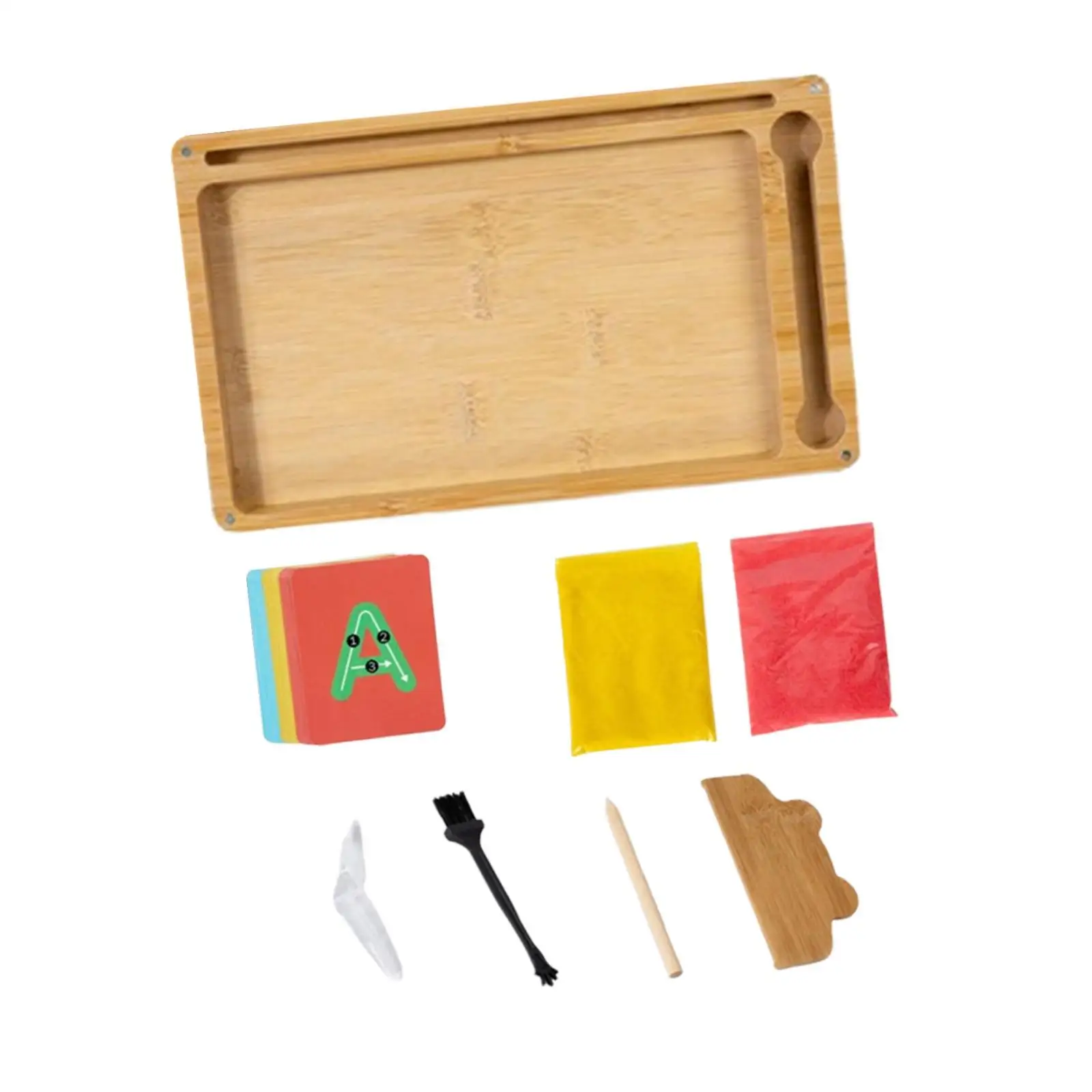 Sand Tray for Kids Writing Letters and Numbers Preschool Kids Sand Box Toy for Letter Formation Classroom Educational Toy