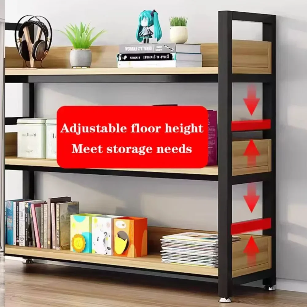 Bookcase Storage Rack Multi-Layer Simple BookshelfOffice Decoration Kitchen Stand Rack Home Kids Bookshelves Library Bookshelf