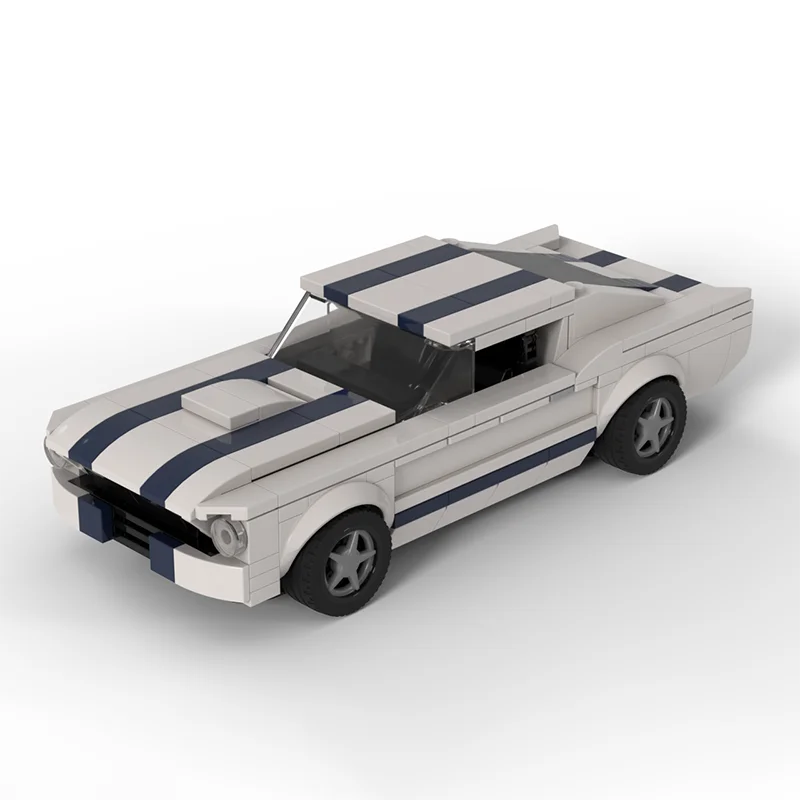 

MOC Mustang Fastback 350R Speed Champion Статическое издание Классическая модель автомобиля Гоночная детская игрушка Подарочные технологии Строительные блоки