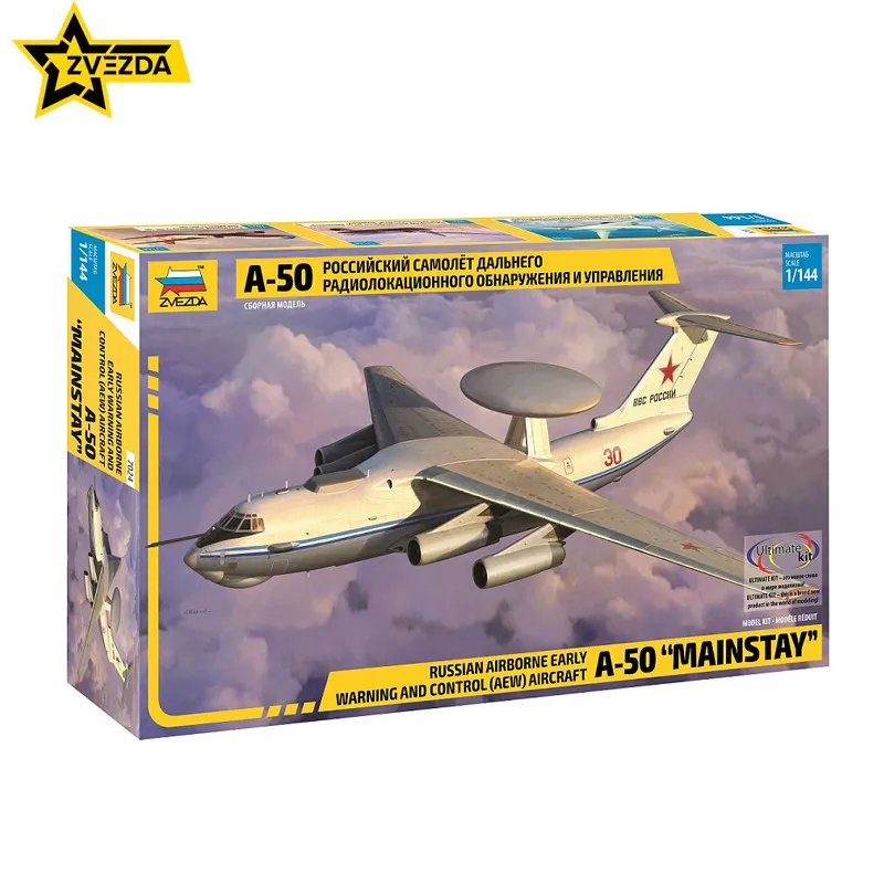zvezda-model-1-144-russian-airborne-early-warnning-control-new-aircraft-a-50-mainstay-7024-plastic-assembly-model-kit-for-toy